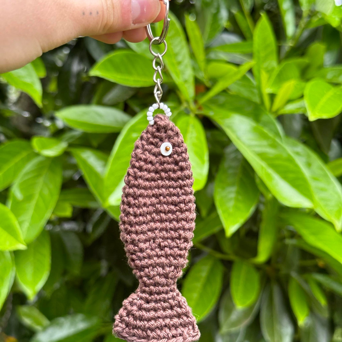 Anneau de sac, Porte-clé poisson - Coloris au choix