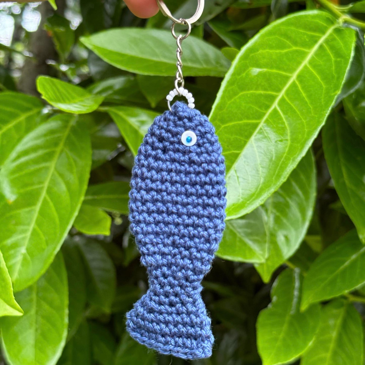 Anneau de sac, Porte-clé poisson - Coloris au choix