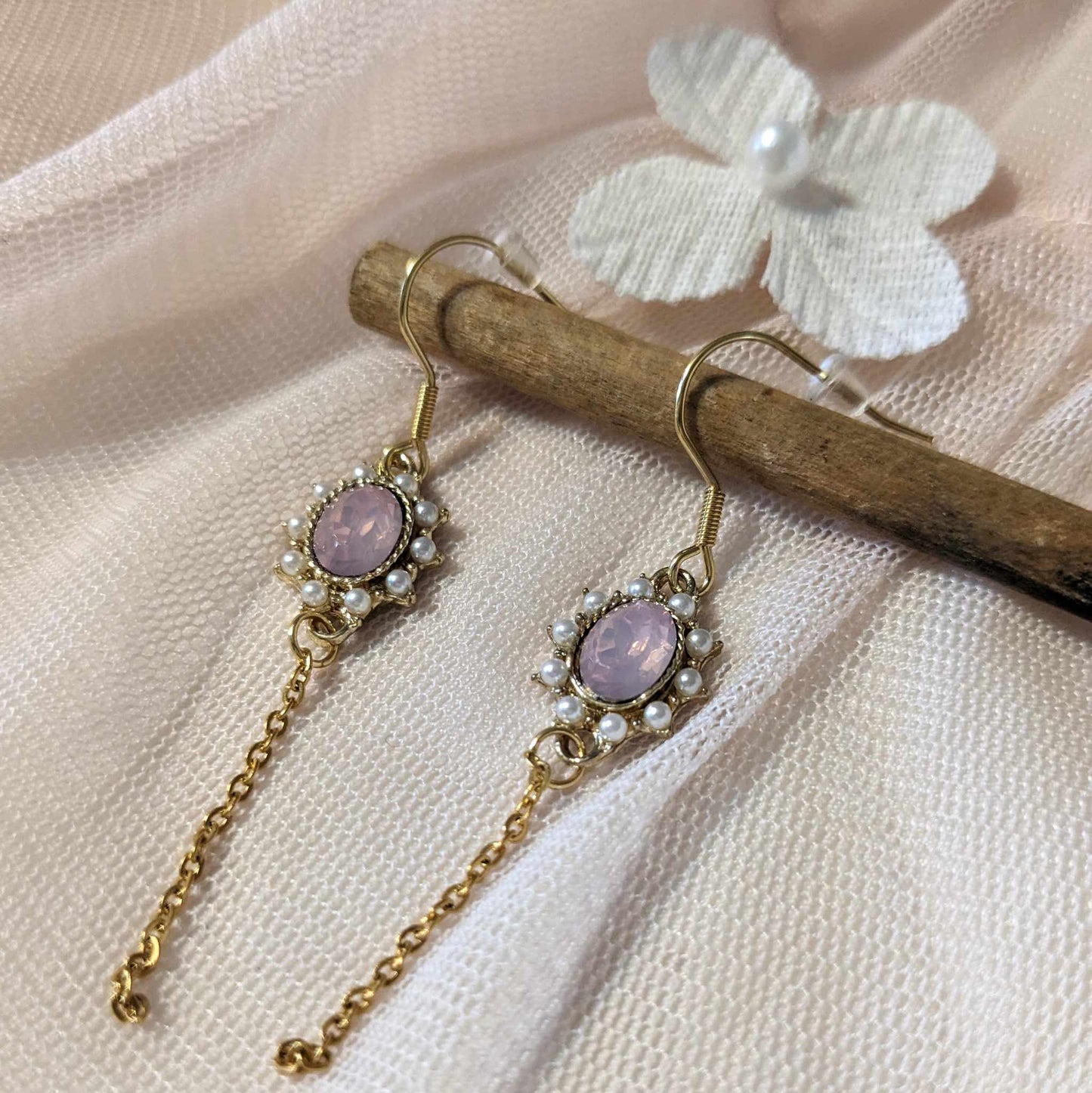 Boucles d'Oreilles Victorien - Romantique