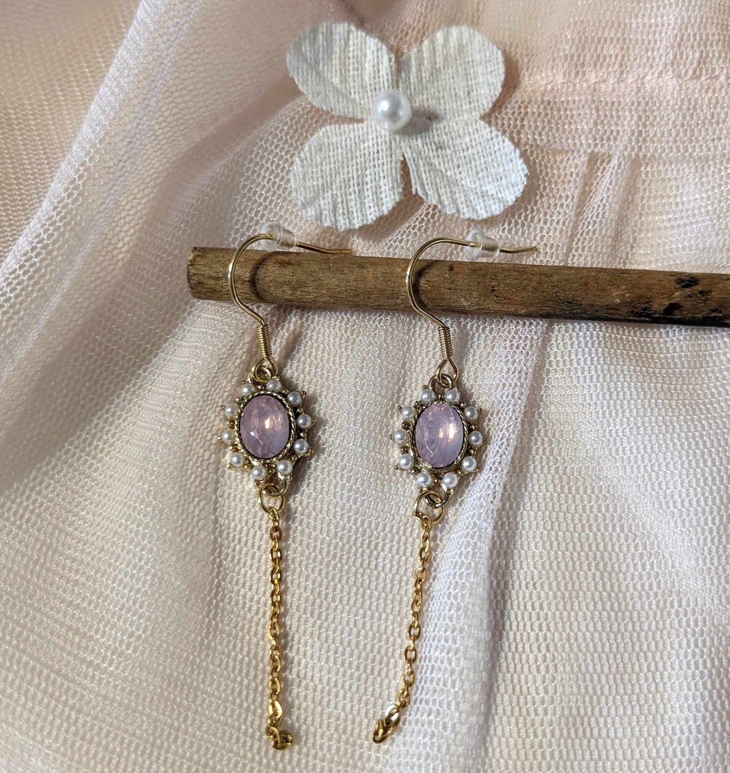 Boucles d'Oreilles Victorien - Romantique