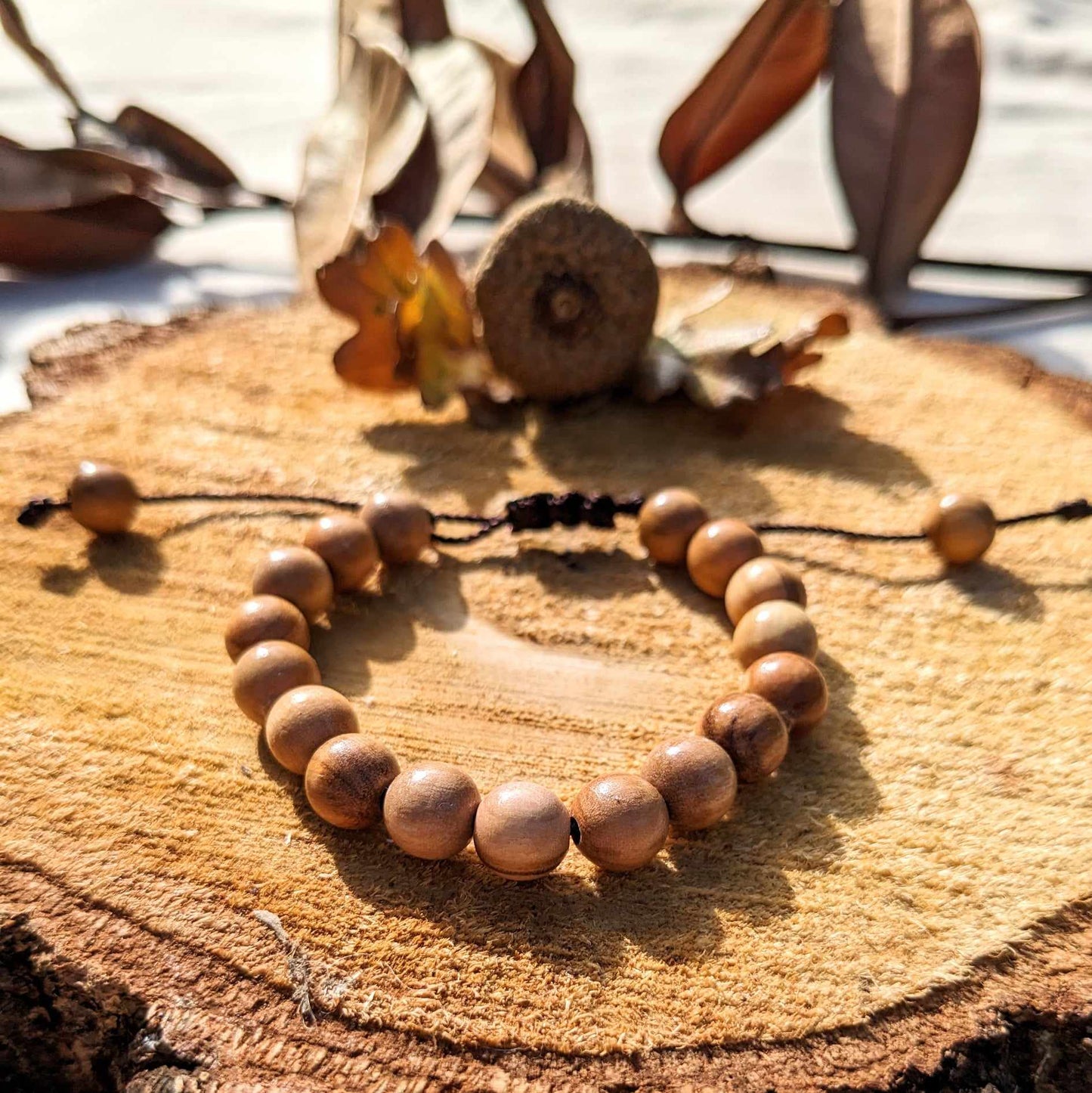 Bracelet en Bois d'Olivier -OLMARA-