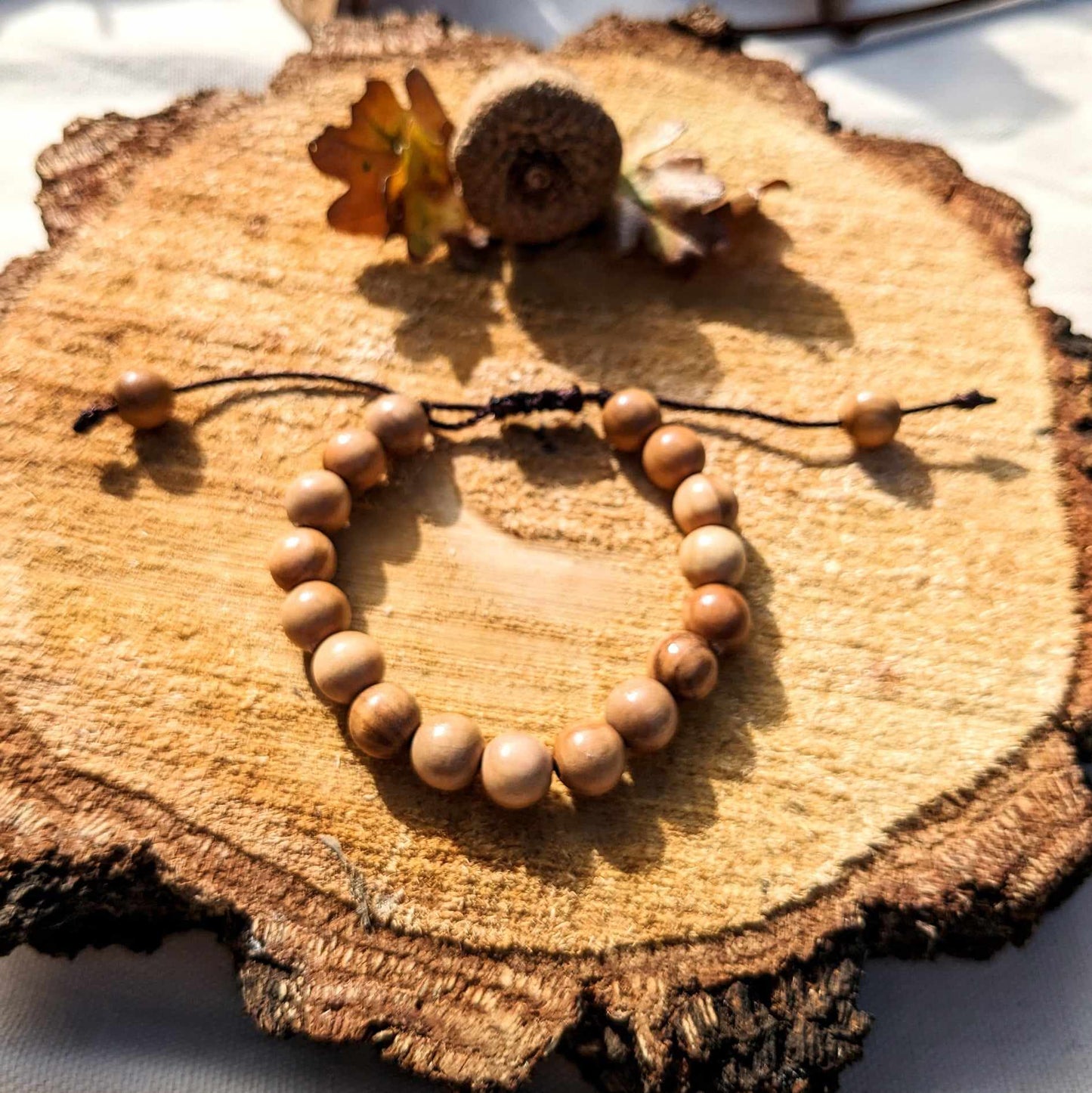 Bracelet en Bois d'Olivier -OLMARA-