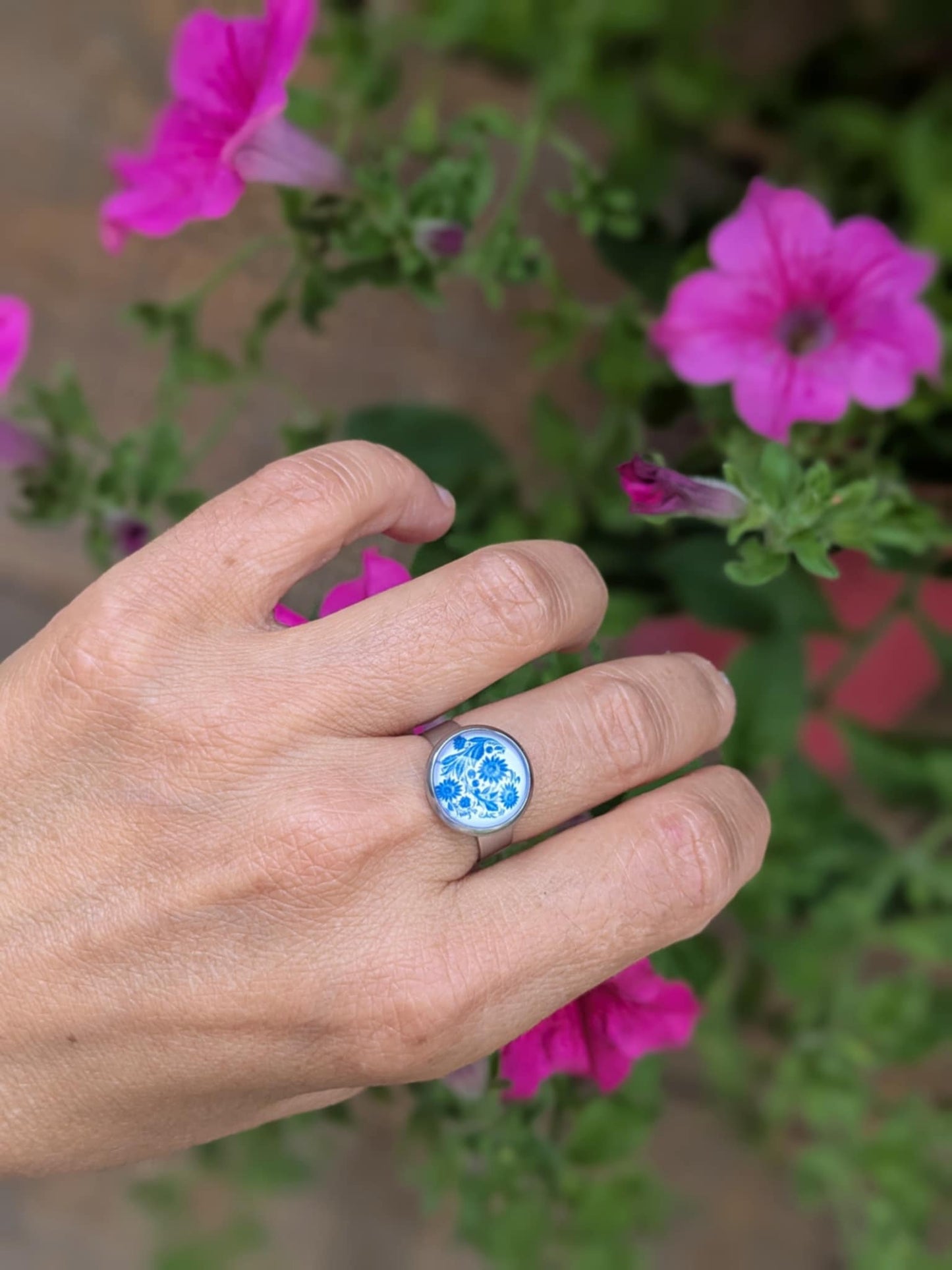 Bague ZÉLIE - Motifs au choix