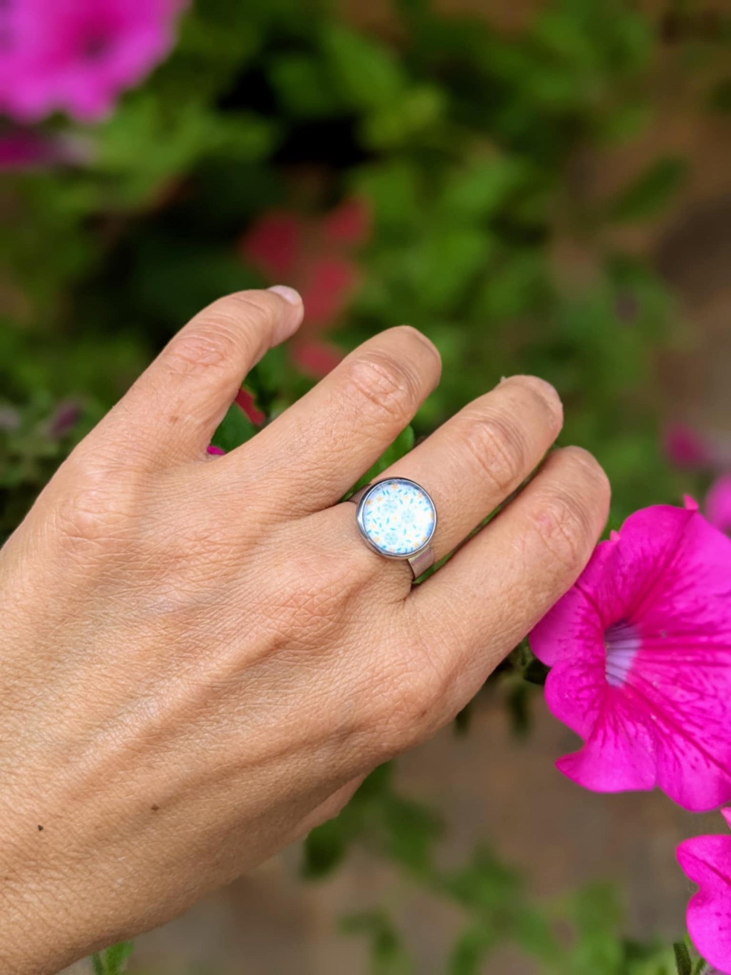 Bague ZÉLIE - Motifs au choix