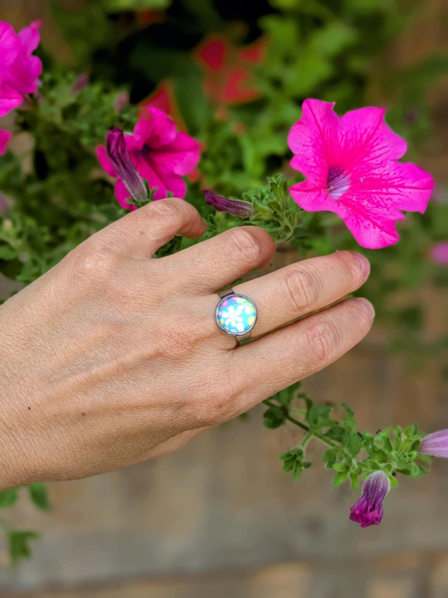 Bague ZÉLIE - Motifs au choix
