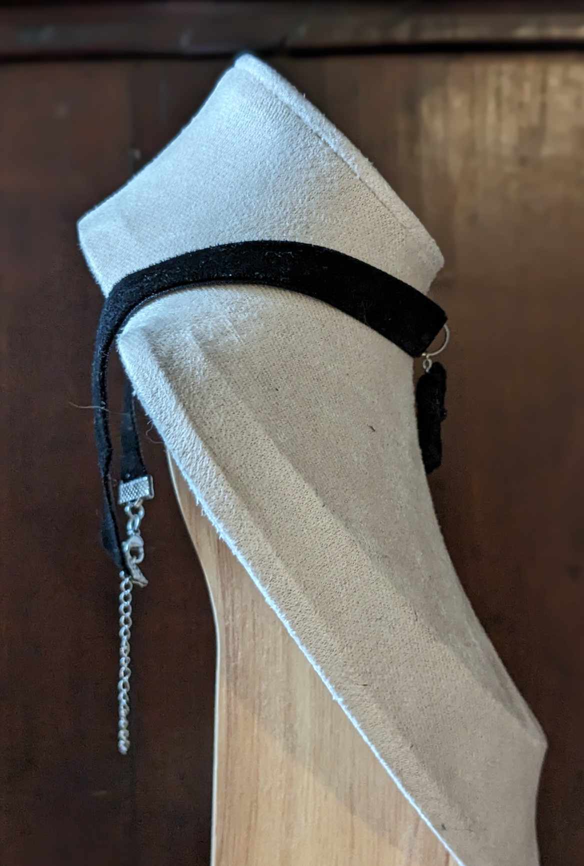 Choker velours coeur - Coloris au choix