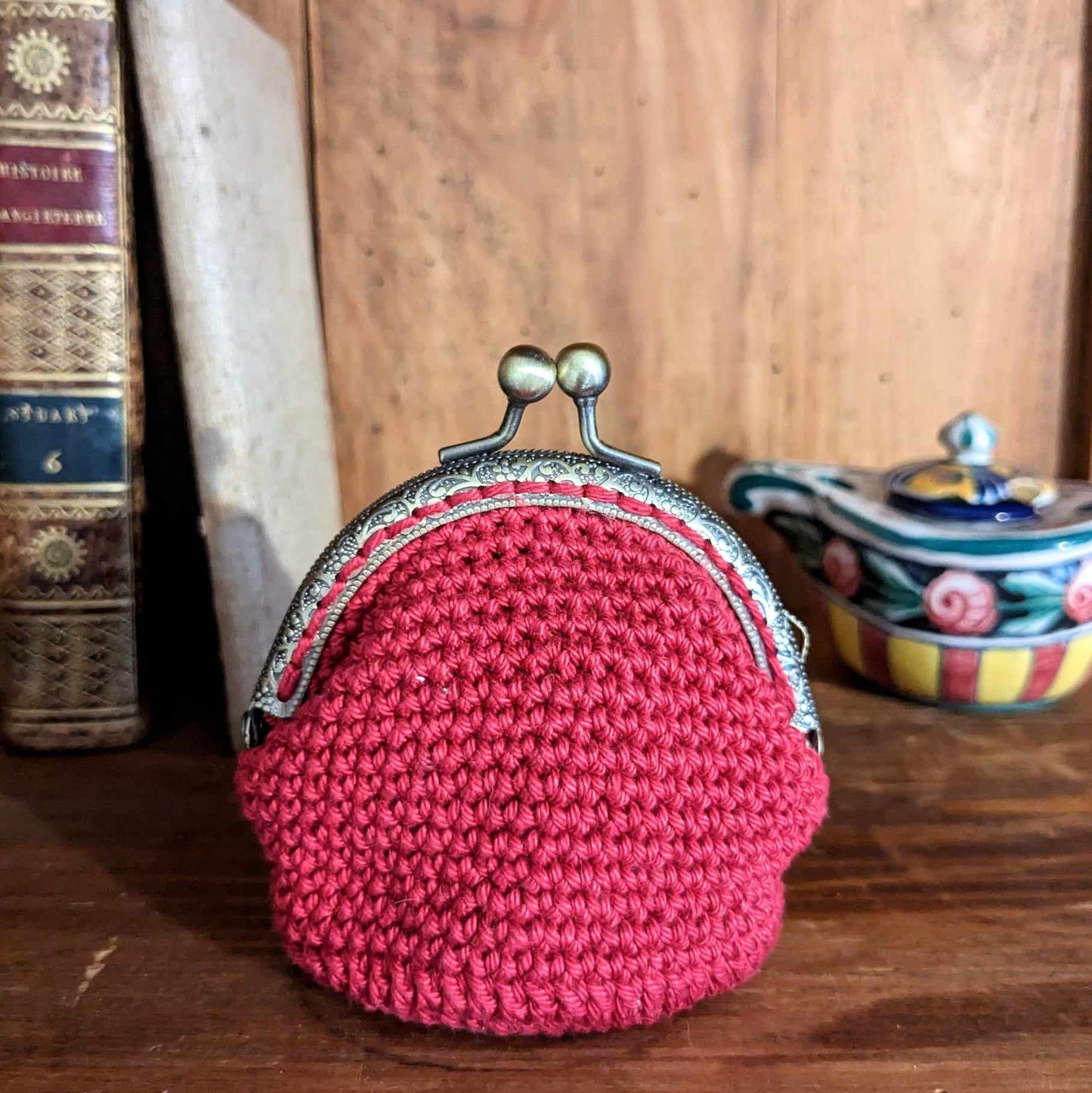 Porte Monnaie - Porte objet Rétro. - Coloris au choix