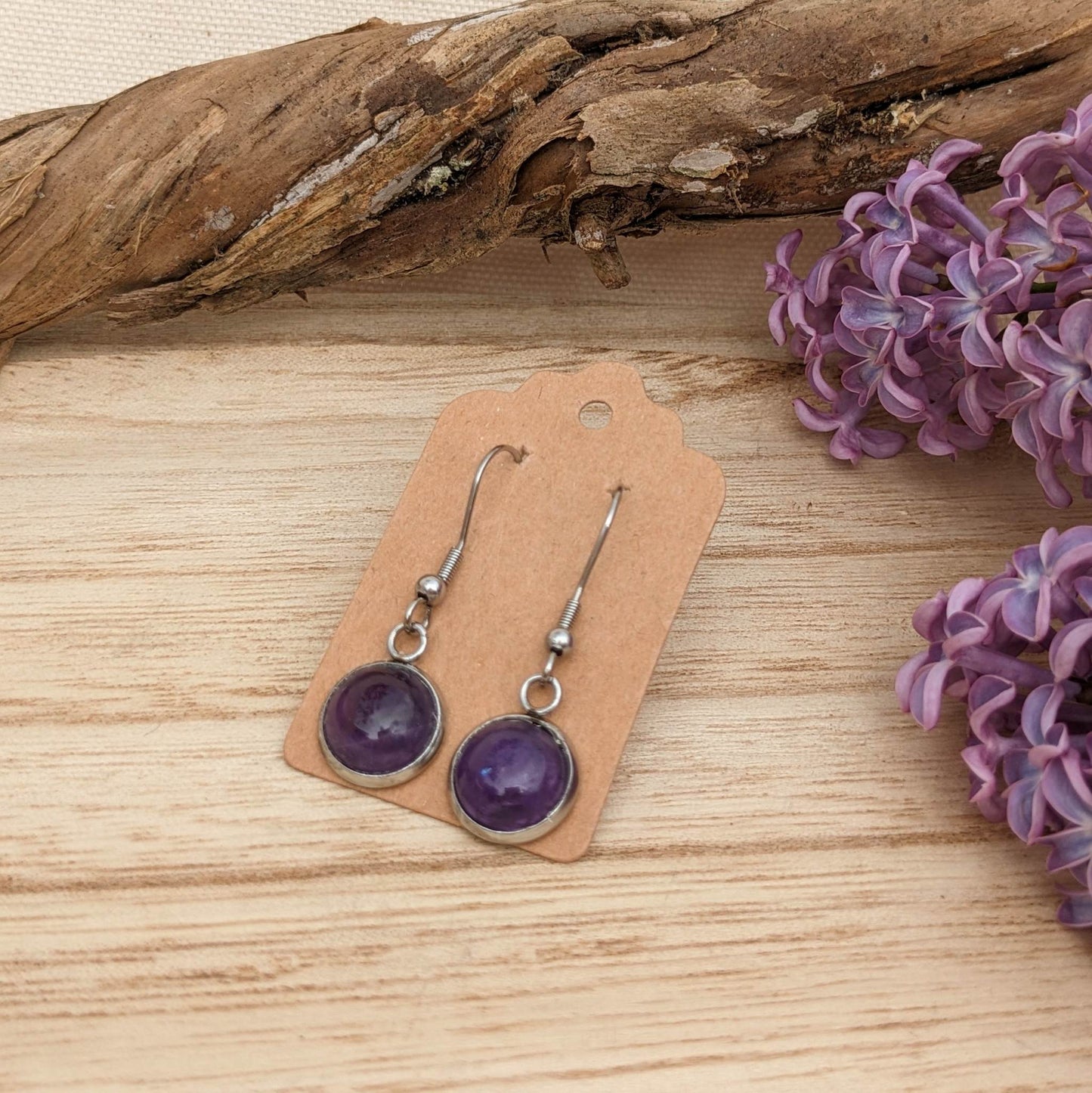 Boucles d'Oreilles MARGUERITE - Perles naturelles aux choix