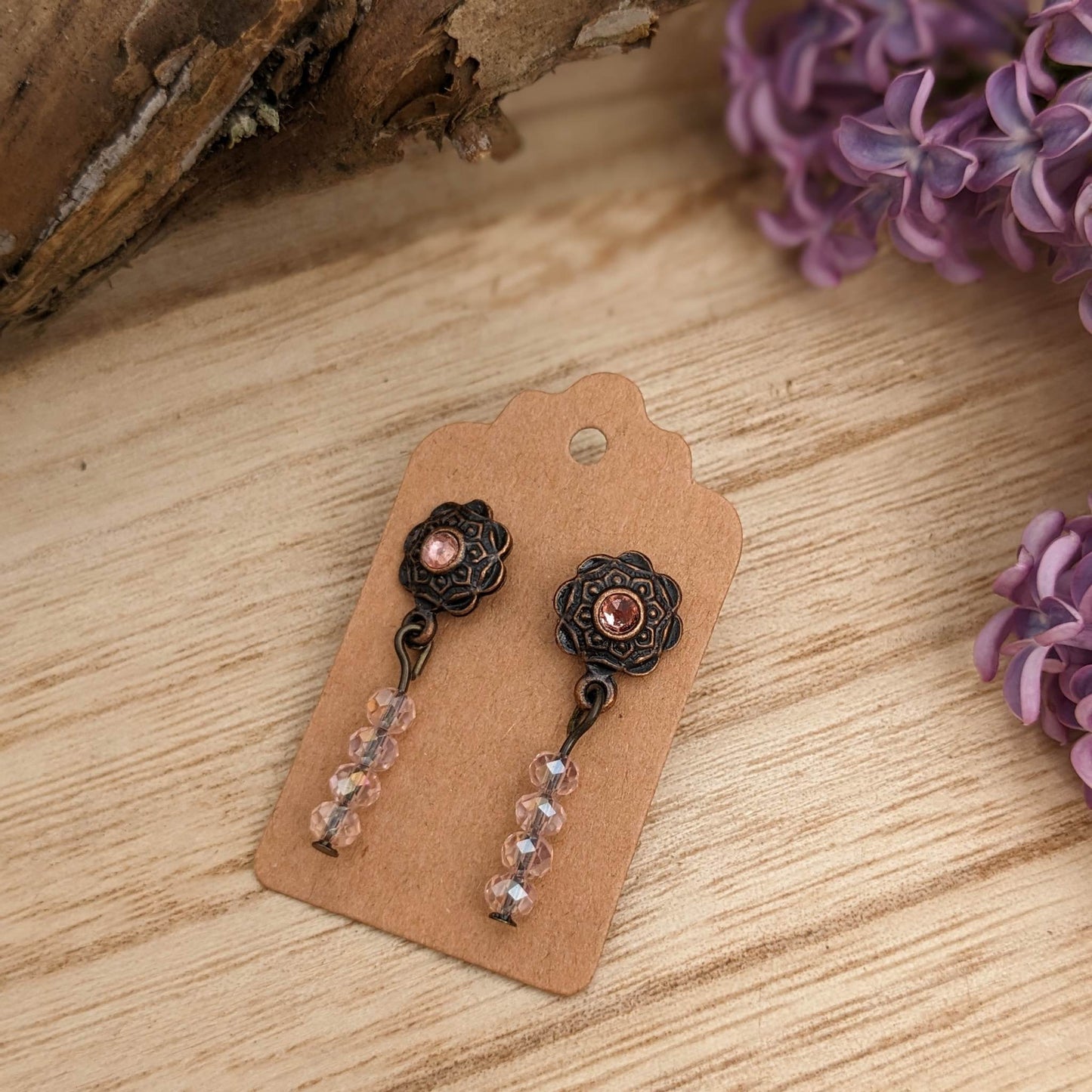 Boucles d'Oreilles LES ÉLÉGANTES. - Deux modèles