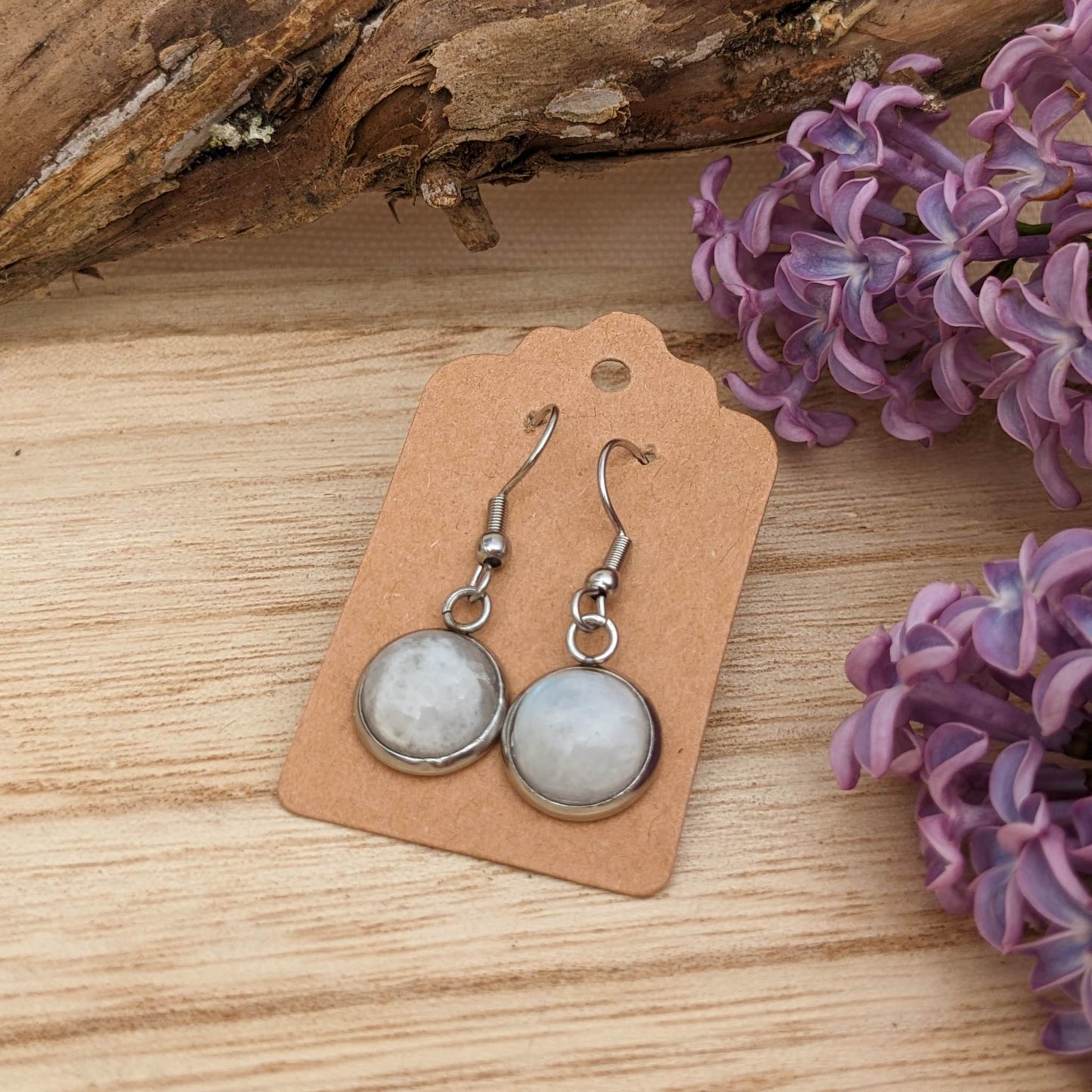 Boucles d'Oreilles MARGUERITE - Perles naturelles aux choix