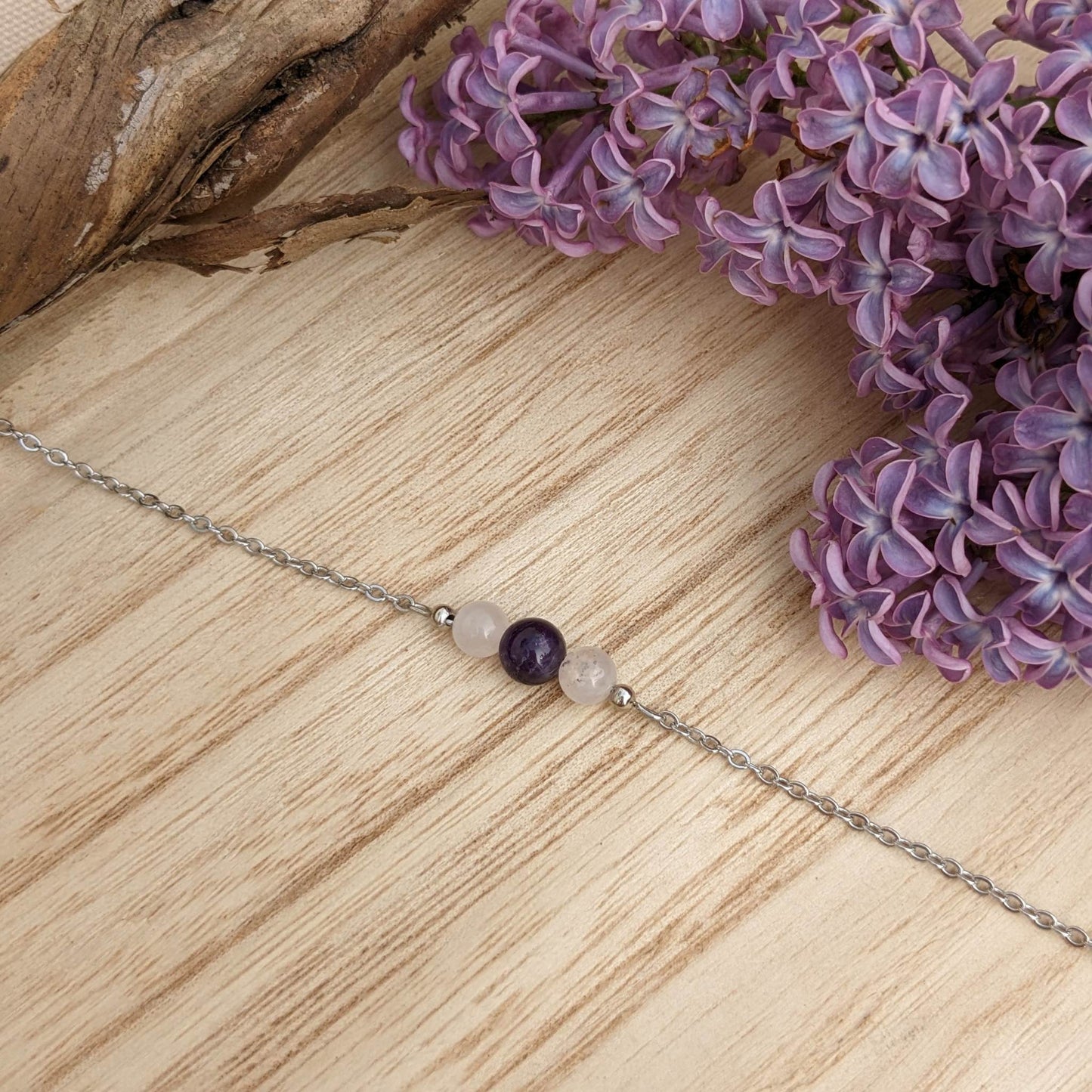 Bracelet en perles naturelles - Modèles au choix