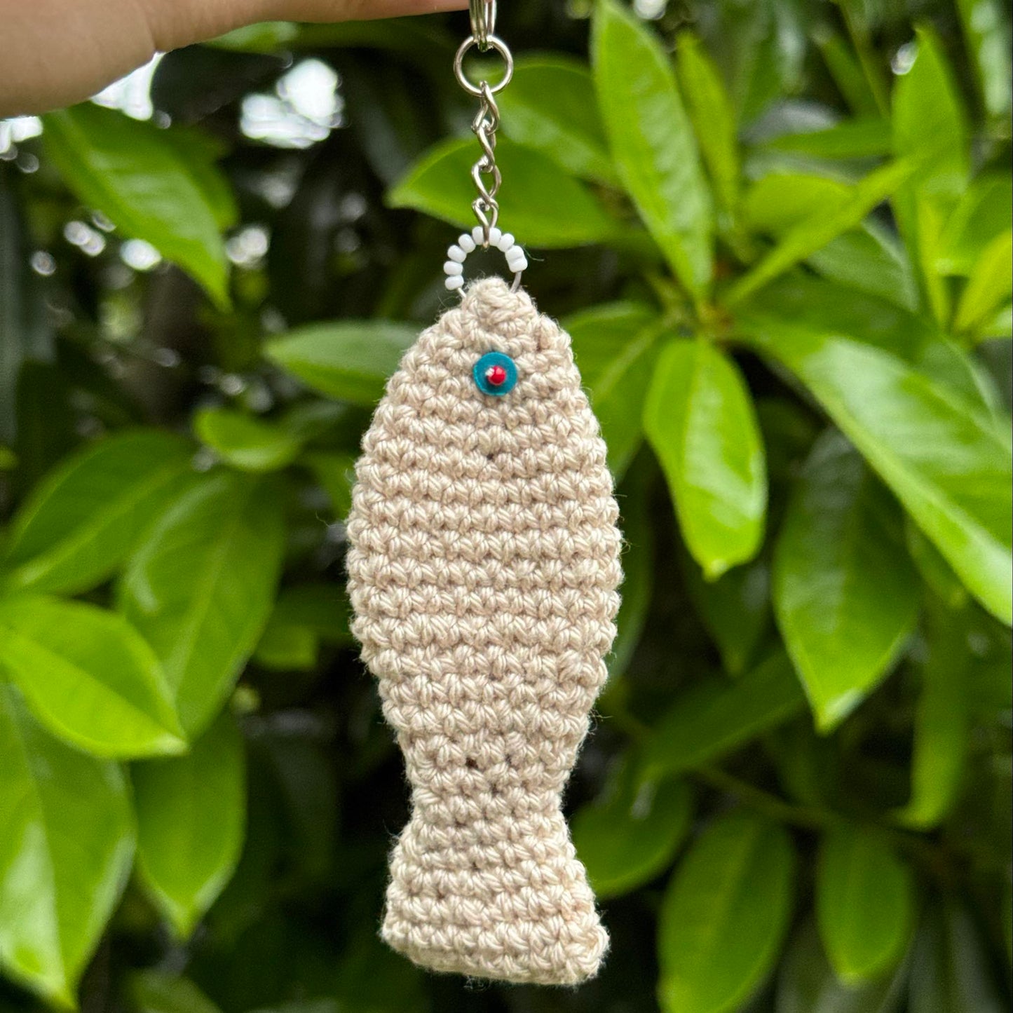 Anneau de sac, Porte-clé poisson - Coloris au choix