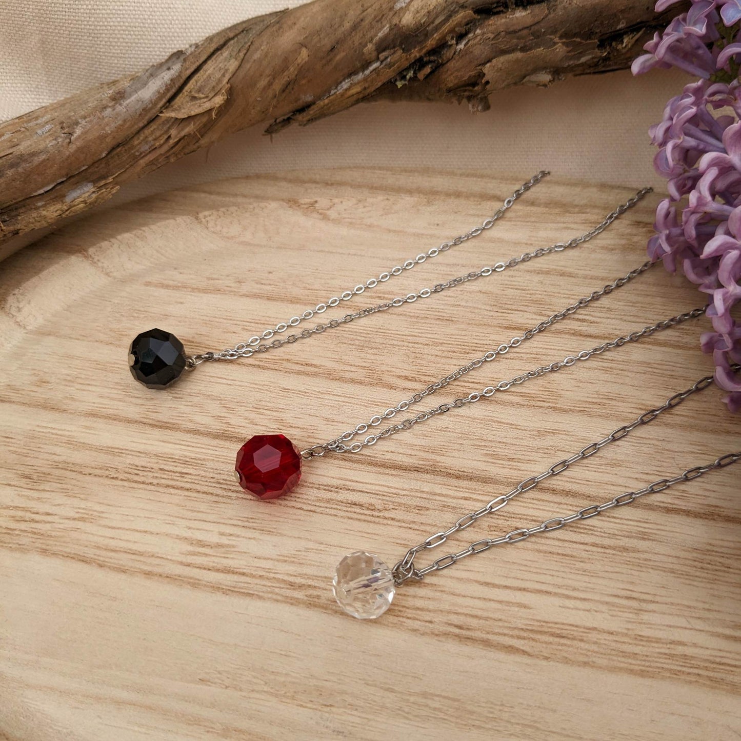 Collier Victorien minimaliste - Coloris des perles au choix