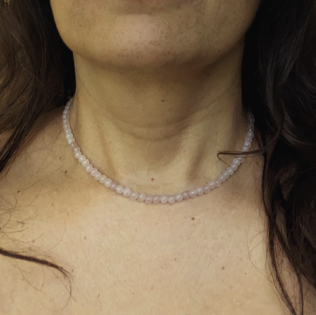 Collier ras de cou en perles naturelles - Perles au choix