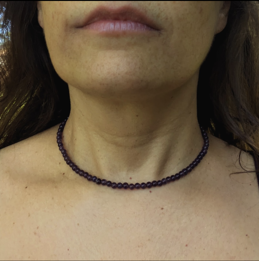 Collier ras de cou en perles naturelles - Perles au choix