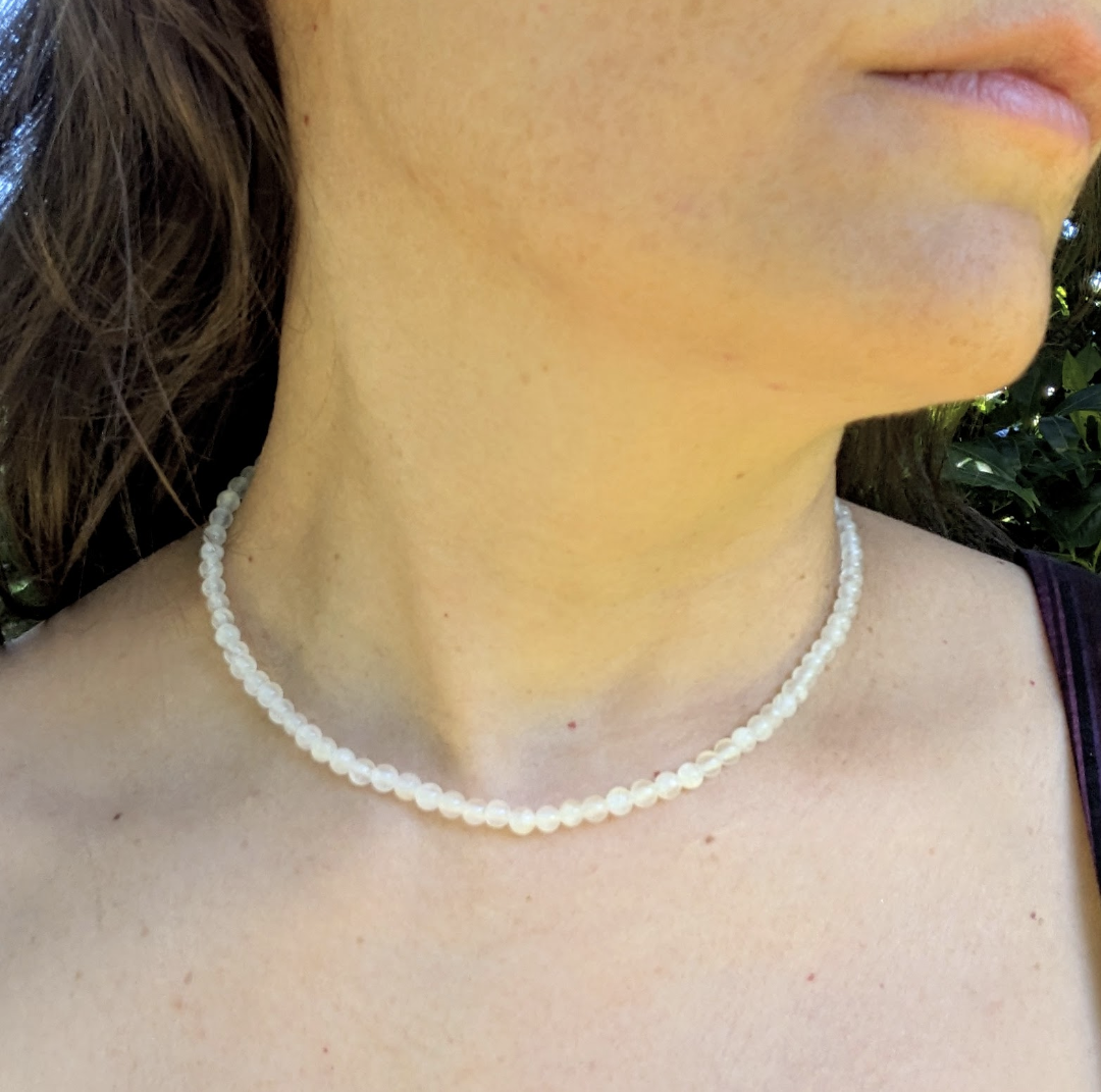 Collier ras de cou en perles naturelles - Perles au choix