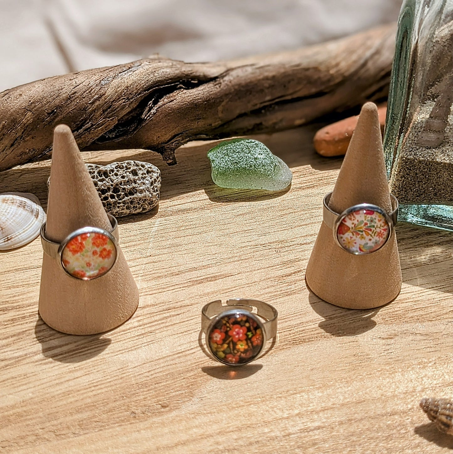 Bague ZÉLIE - Motifs au choix