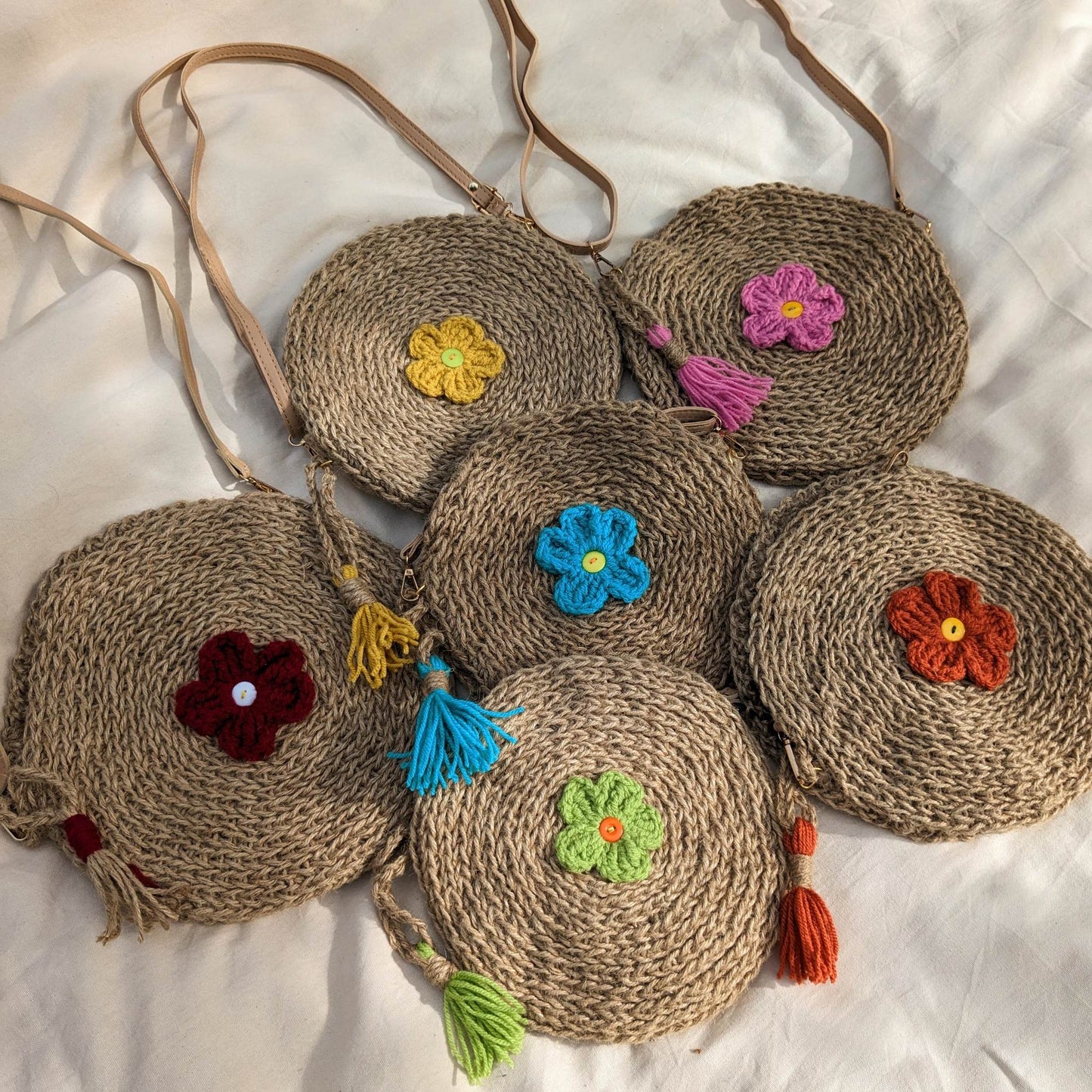 Sac Bohème FLEUR DE BLÉ - Coloris de la fleur au choix