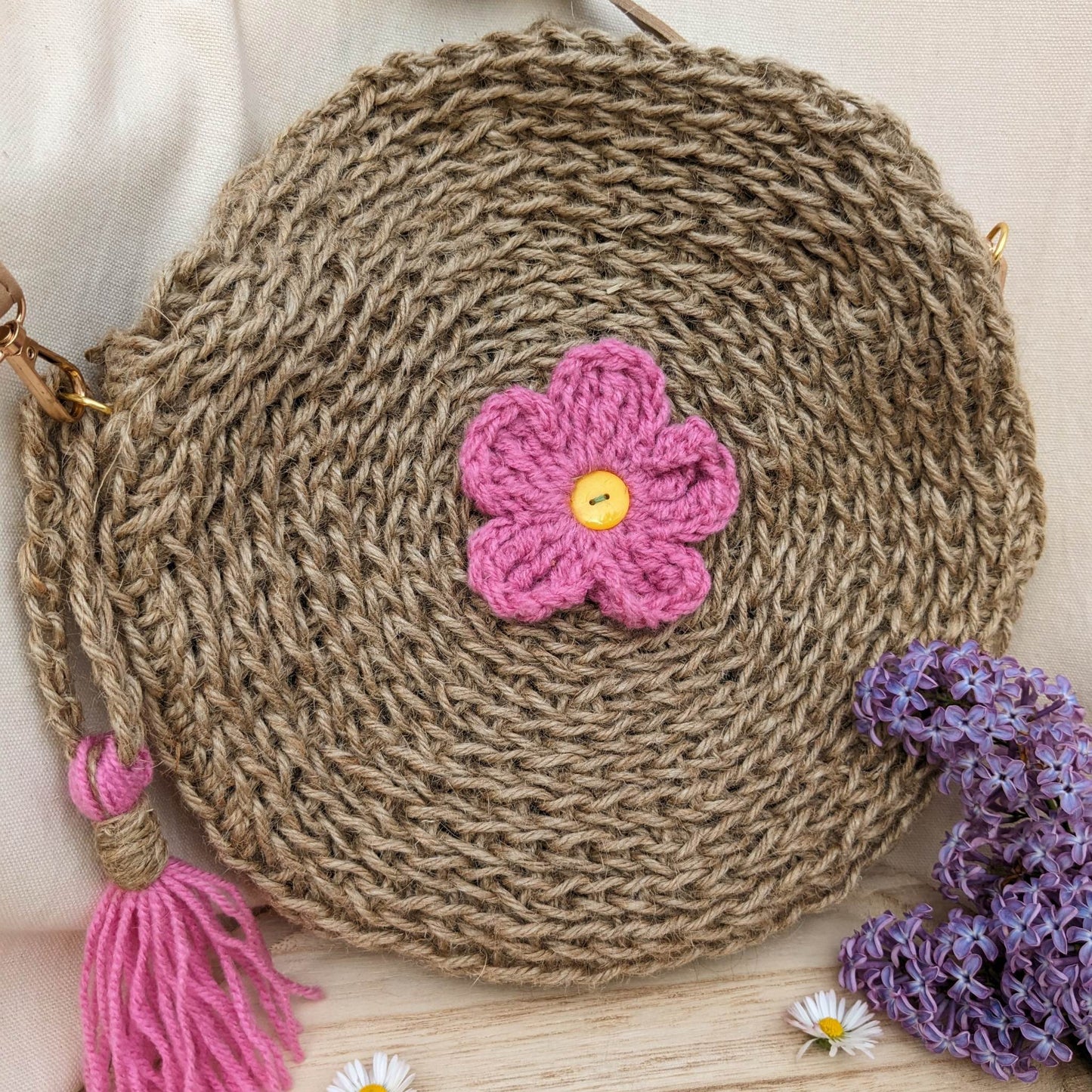Sac Bohème FLEUR DE BLÉ - Coloris de la fleur au choix