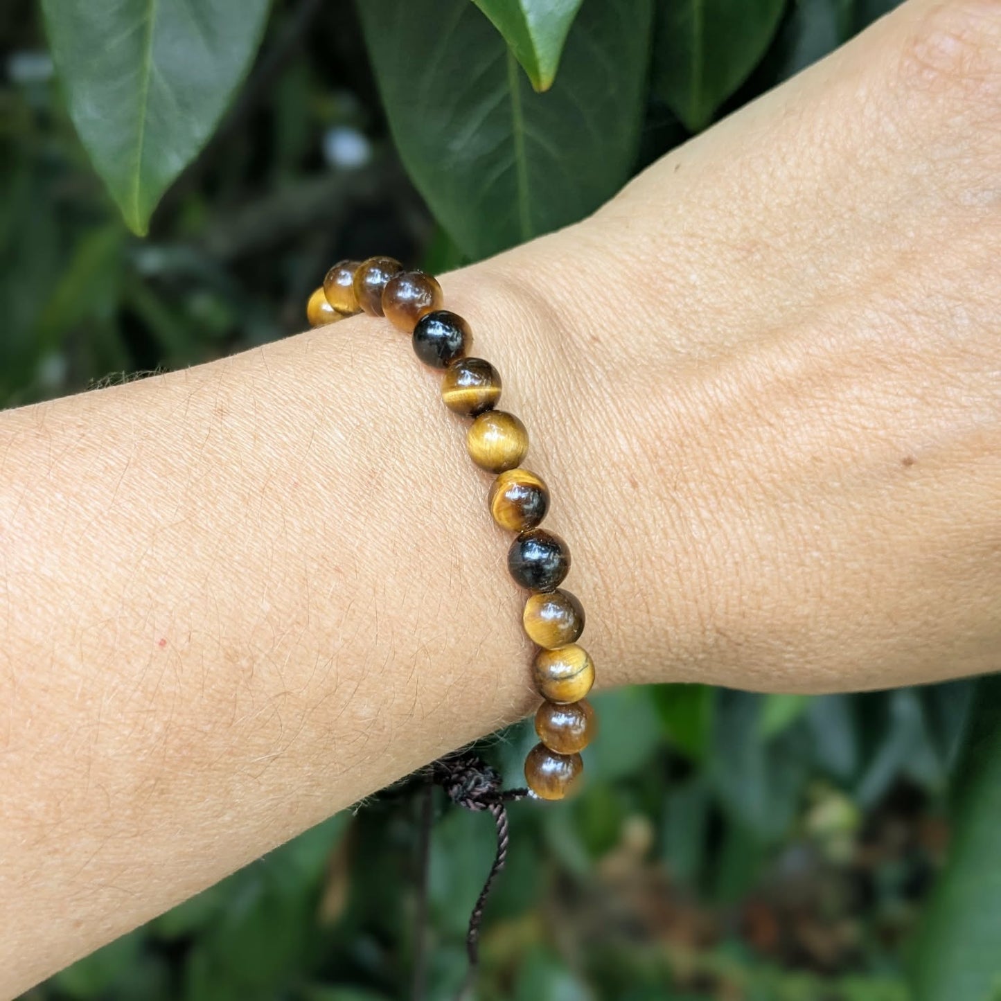 Bracelet en pierre naturelle en Oeil de Tigre 6 mm
