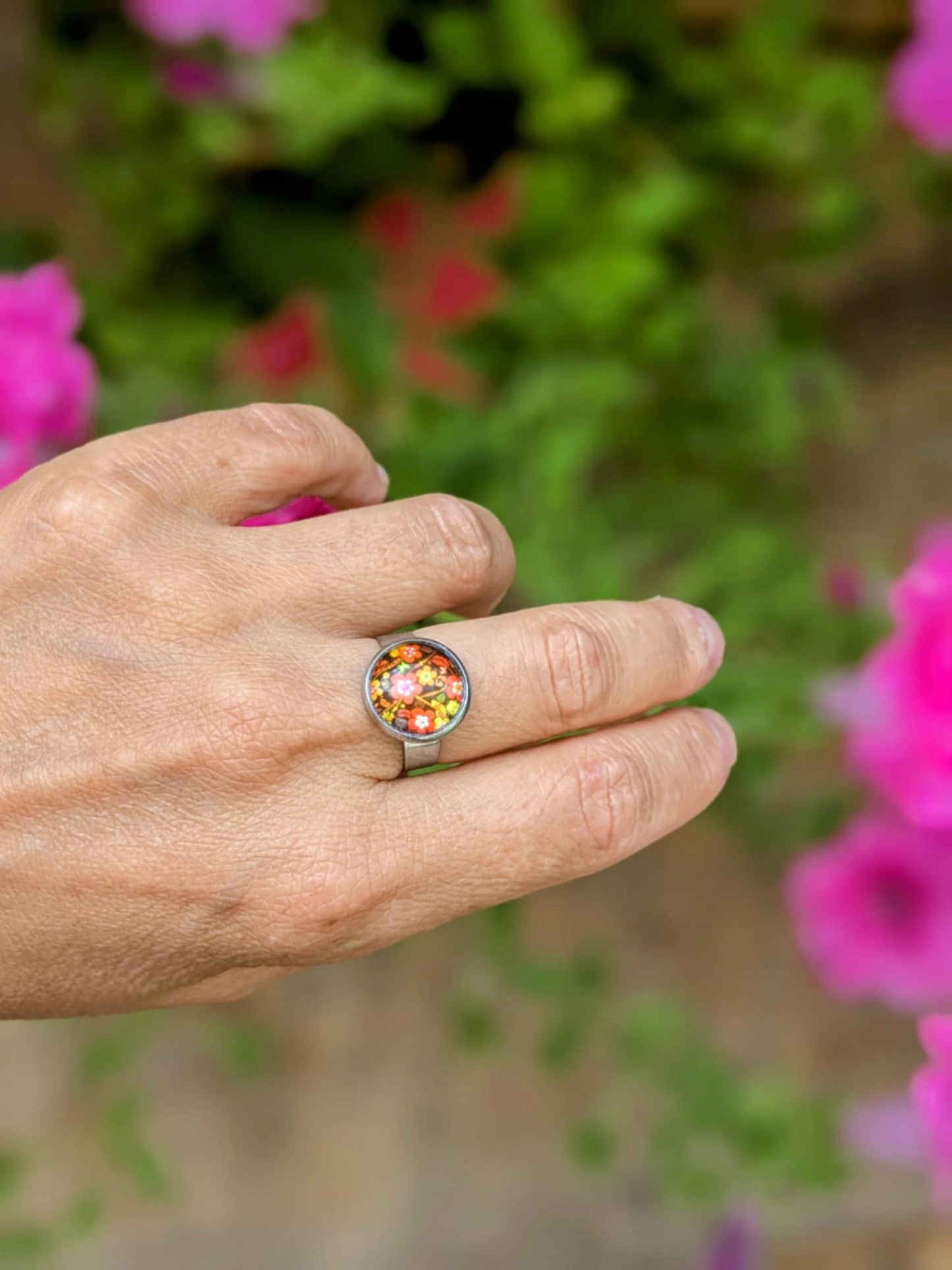 Bague ZÉLIE -  Motifs au choix
