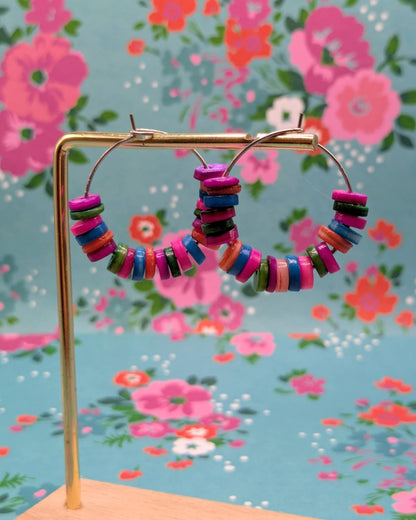 Boucles d'Oreilles - Kaïa - Coloris au choix