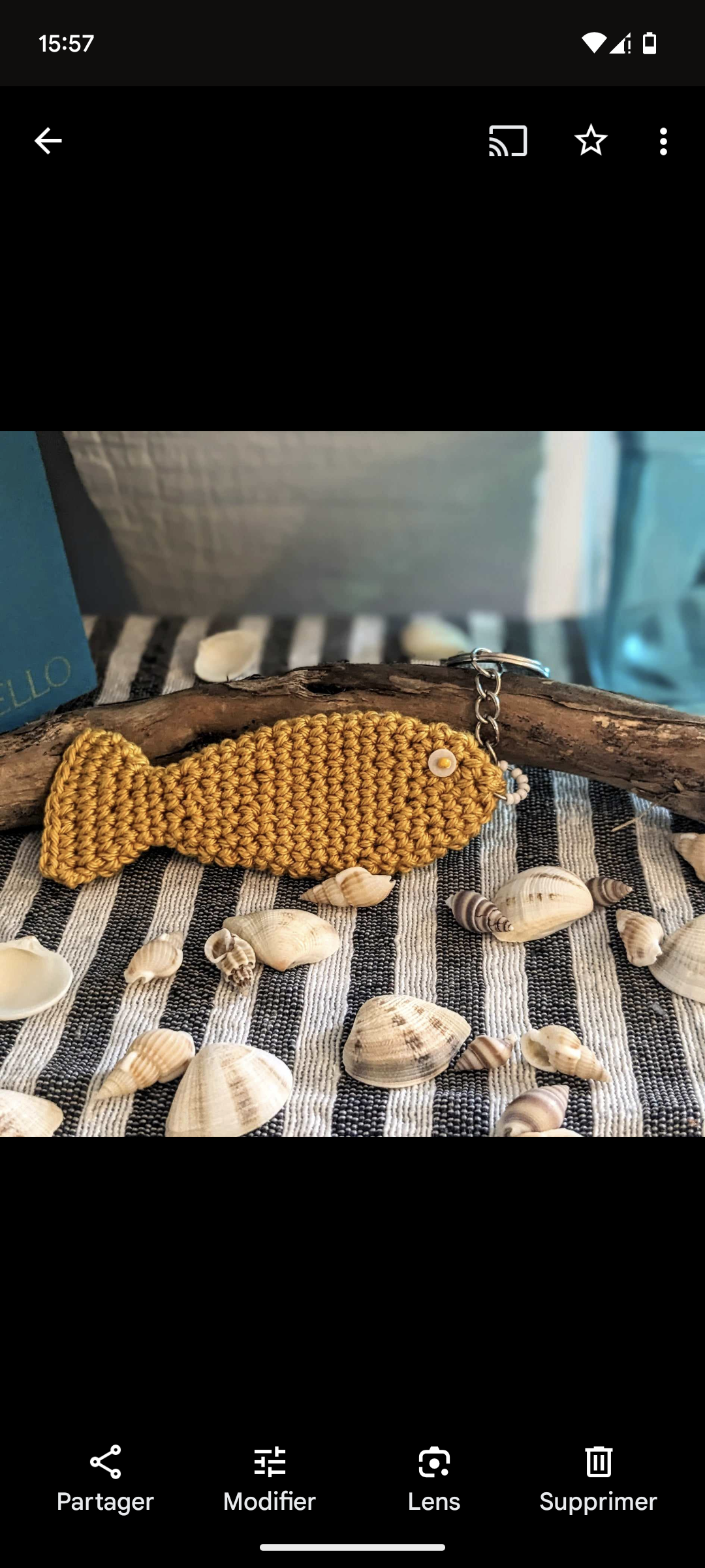 Porte-Clés Poisson - Crocheté à la main