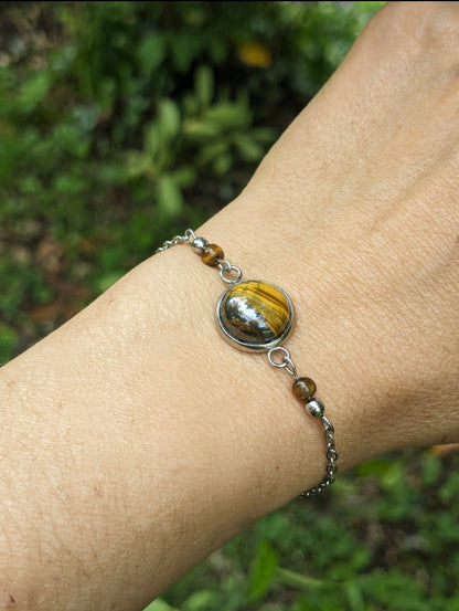 Bracelet en Pierre Naturelle                 - Pierres au choix.