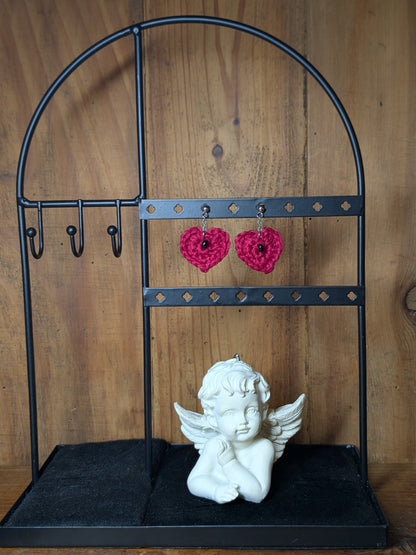 Boucles d'Oreilles crochetées                VALENTINE