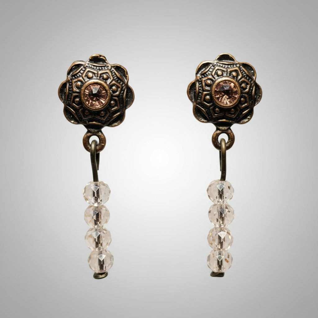 Boucles d'Oreilles LES ÉLÉGANTES.    - Deux modèles