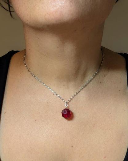 Collier Victorien minimaliste                - Coloris des perles au choix